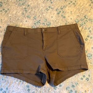 Torrid Women's Casual Utility Shorts - Brown
